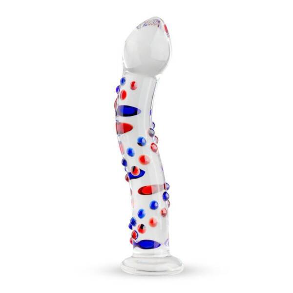 Dildo de Vidrio Templado Nº 3 – Placer Puro con Sensaciones de Frío y Calor
