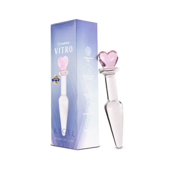 Dildo de Vidrio Rigel – 13 cm de Placer Elegante | Línea Vitro Camtoyz