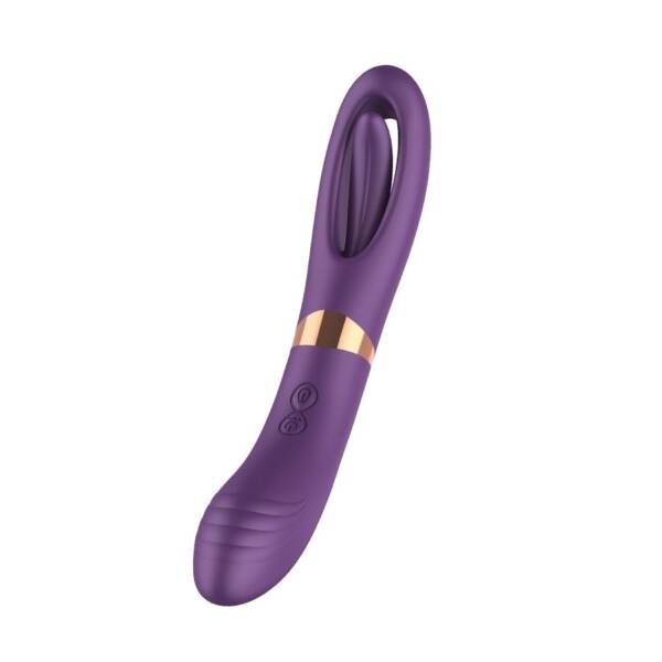 Vibrador Lisa Flicker Dual – 10 Velocidades y Lengua Estimuladora - Image 3